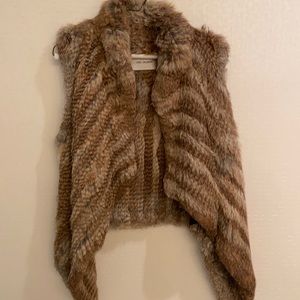 Yves Salomon fur vest 34